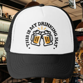 Det här är min drinkar hatt öl keps