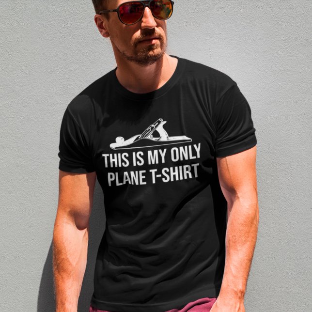 Det här är min enda Flygplan T-Shirt Wood Humor (Skapare uppladdad)