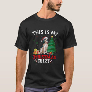 Det här är min engelska setter Hund Santa Hat jul T Shirt