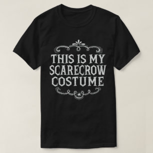 Det här är min Fågelskrämma Lazy Halloween Costume T Shirt