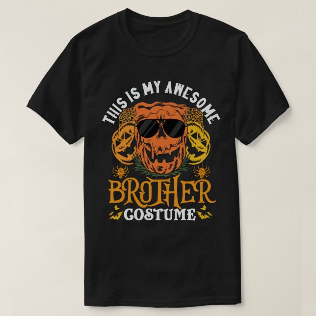 Det här är min Fantastisk Brother Costume Funny Ha T Shirt (Design framsida)