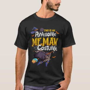 Det här är min Fantastisk Memaw Costume Witch Vibe T Shirt