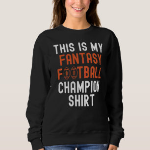 Det här är min fantasy Football Champion Legend Ma T Shirt