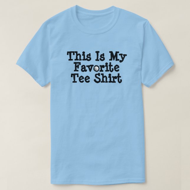 Det här är min favorit T-Shirt (Golf) T-Shirt (Design framsida)