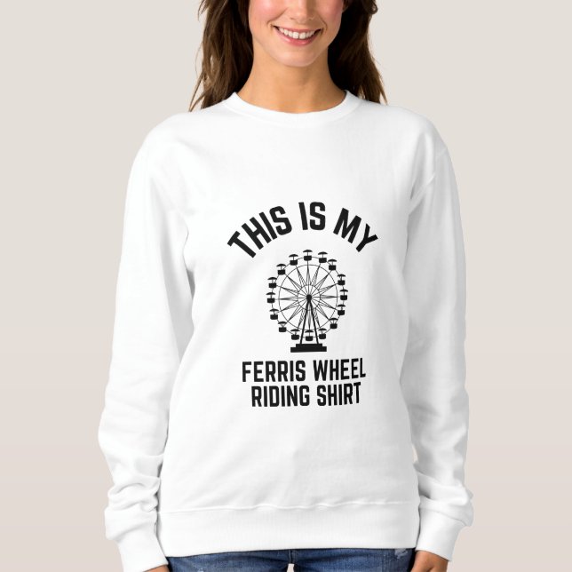 Det här är min Ferris Wheel-ridskjorta T Shirt (Framsida)