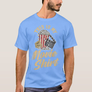 Det här är min filmskirt, Popcorn Älskare, Movie N T Shirt