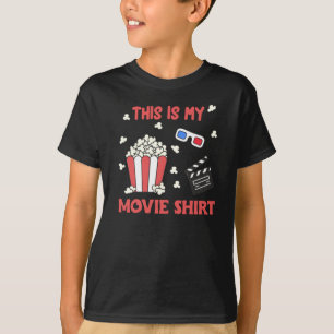 Det här är min filmskirtfilm Popcorn-bevakning T Shirt