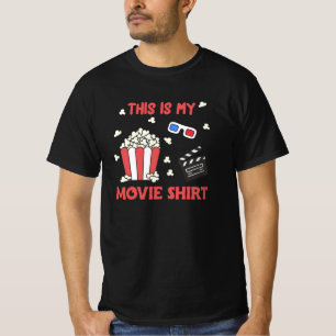 Det här är min filmskirtfilm Popcorn-bevakning T Shirt