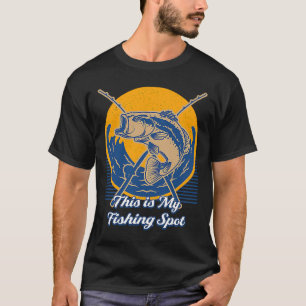 Det här är min fiskeplats Hunter Boa T Shirt