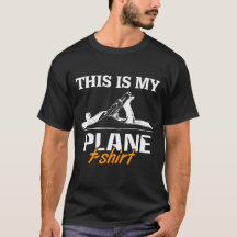 Det här är min Flygplan T-Shirt Woodworking Wood C