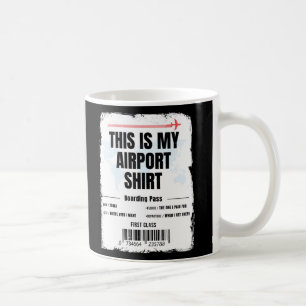 Det här är min flygplats Shirt Family Travel Kaffemugg