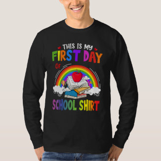 Det här är min första dag i Back to school T Shirt