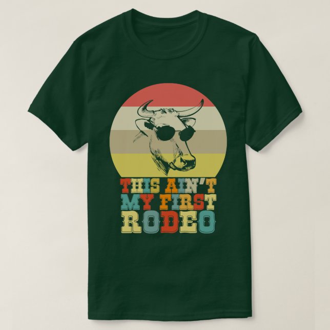 Det här är min första Rodeo Cowboy Cowgirl T Shirt (Design framsida)