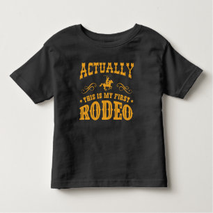 Det här är min första rodeo t shirt