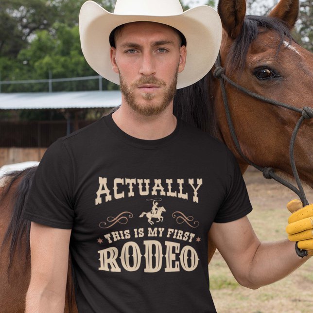 Det här är min första rodeo t shirt (rodeo shirt)
