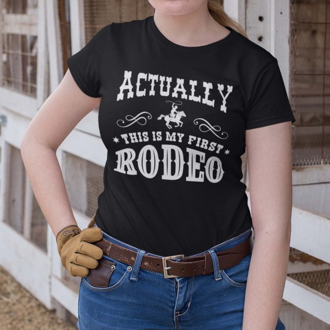 Det här är min första rodeo t shirt (Skapare uppladdad)