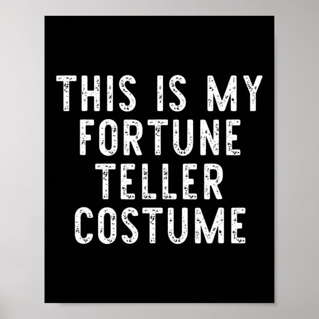 Det här är min Fortune Teller Halloween Costume La Poster (Framsidan)