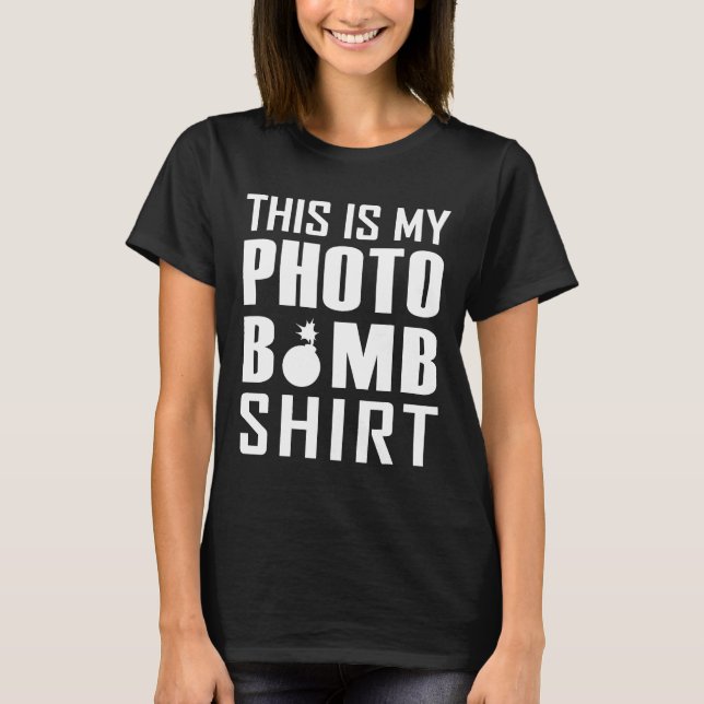 Det här är min fotobombfotograf t shirt (Framsida)