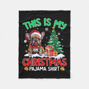 Det här är min Fransk Pajama Älskare Fleecefilt