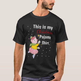 Det här är min gåva från Gris Pajama Julafton Gris T Shirt