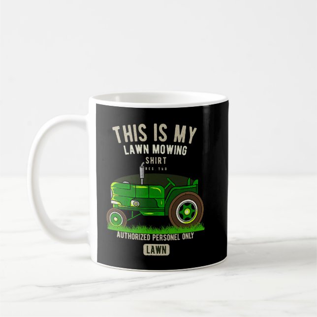 Det här är min Gräsmatta Kaffemugg (Vänster)