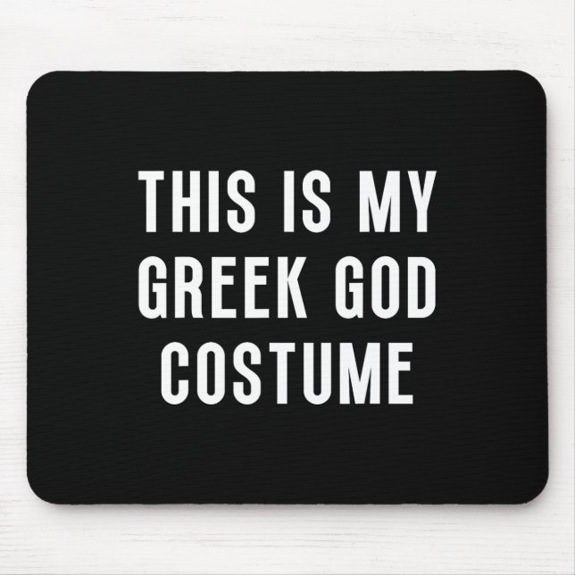 Det här är min grekiske gud Halloween Costume Unde Musmatta (Framsidan)