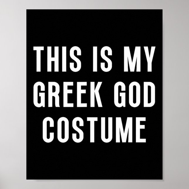 Det här är min grekiske gud Halloween Costume Unde Poster (Framsidan)