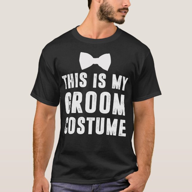 Det här är min Groom Costume Funny Gifta sig Manar T Shirt (Framsida)