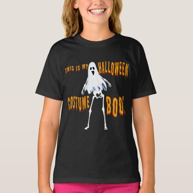 Det här är min halloween costume boo! t shirt (Framsida)