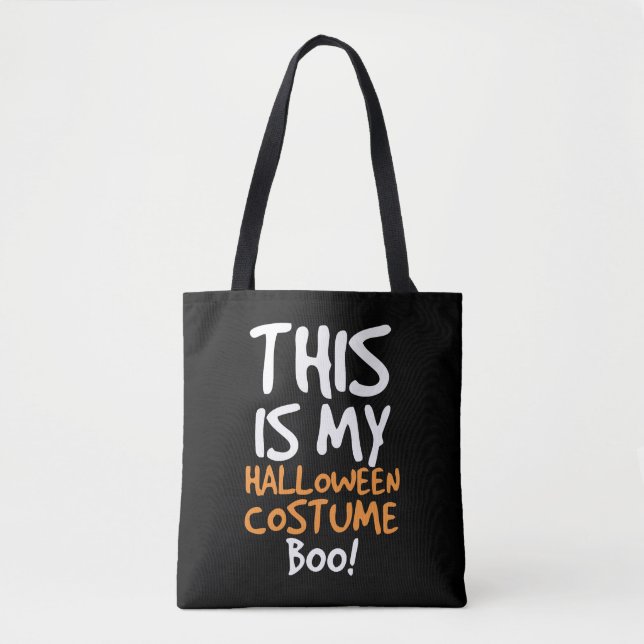 Det här är min Halloween Costume Boo Tygkasse (Framsida)