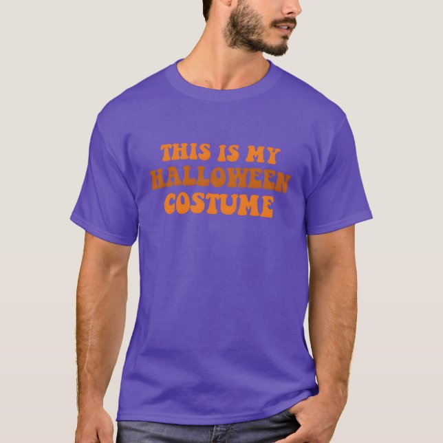 Det här är min Halloween Costume Funny Halloween-r T Shirt (Framsida)