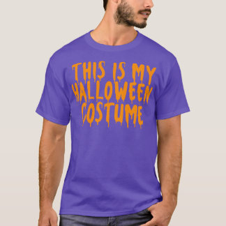 Det här är min Halloween Costume Halloween Par Cos T Shirt