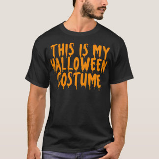 Det här är min Halloween Costume Halloween Par Cos T Shirt