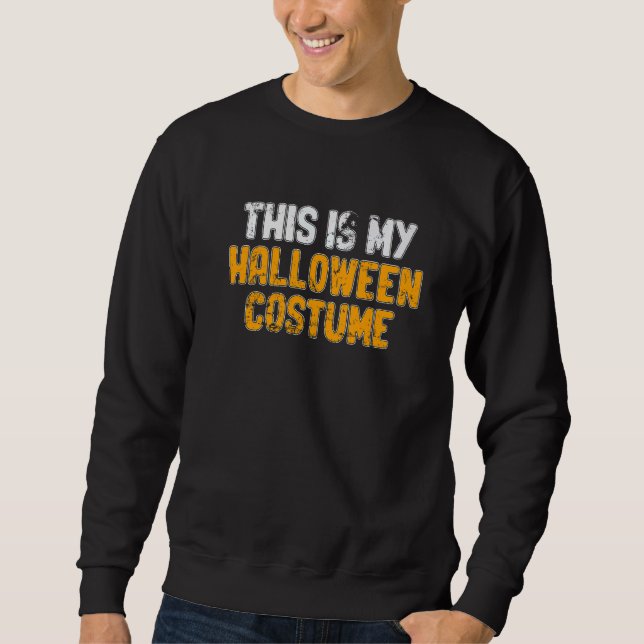 Det här är min Halloween Costume Party Lång Ärmad Tröja (Framsida)