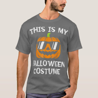Det här är min Halloween Costume Pumpkin Manar Små T Shirt