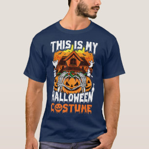 Det här är min Halloween Costume Pumpkin Scary Hal T Shirt