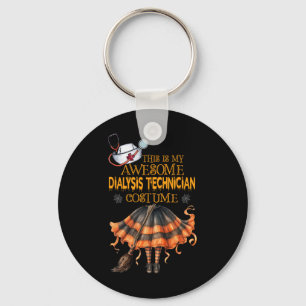 Det här är min Halloween Dialystekniker Costume D Nyckelring