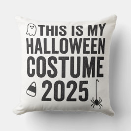 Det här är min Halloween-dräkt 2025 Kudde