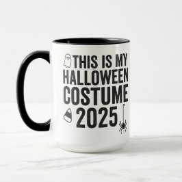 Det här är min Halloween-dräkt 2025 Mugg