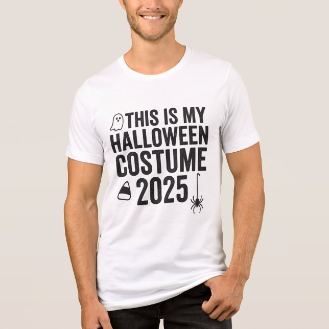 Det här är min Halloween-dräkt 2025 T Shirt (Framsida)