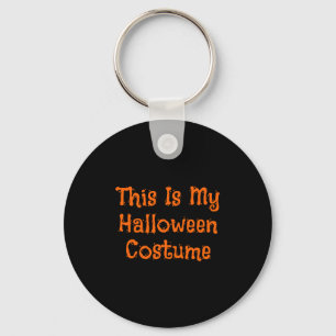 Det här är min Halloween-dräkt - Coola Halloween Nyckelring