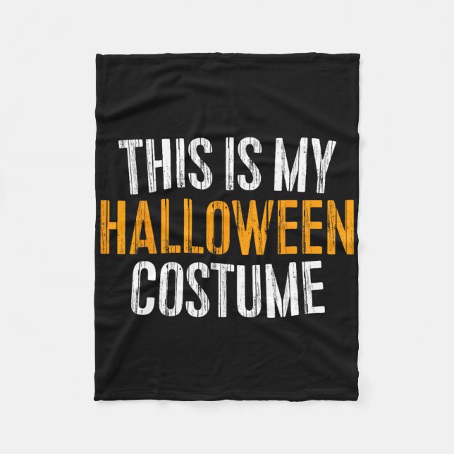 Det här är min Halloween-dräkt Fleecefilt (Framsidan)