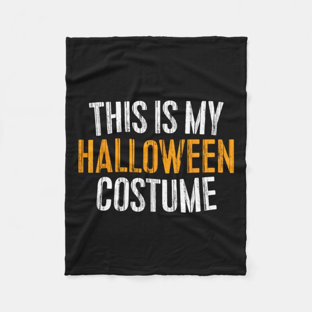 Det här är min Halloween-dräkt Fleecefilt (Framsidan)