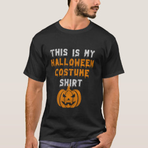 Det här är min Halloween-dräkt Jack o lantern T Shirt