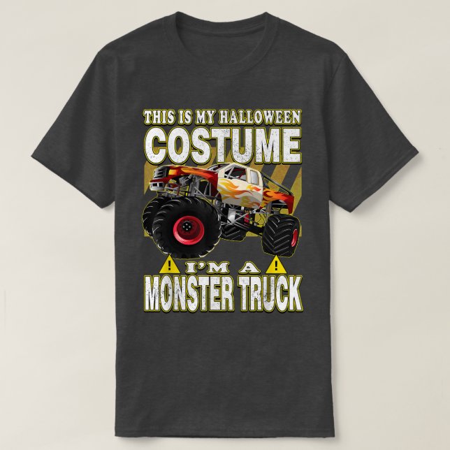 Det här är min Halloween-dräkt... Jag är Monster L T Shirt (Design framsida)