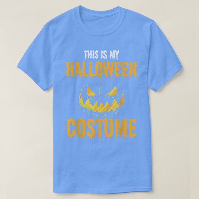 Det här är min Halloween-dräkt Kids Pumpkin Hallow T Shirt (Design framsida)