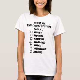 Det här är min Halloween-dräkt - kolla Mark Witch T-shirt
