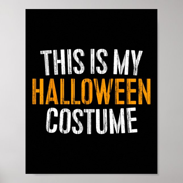Det här är min Halloween-dräkt Poster (Framsidan)
