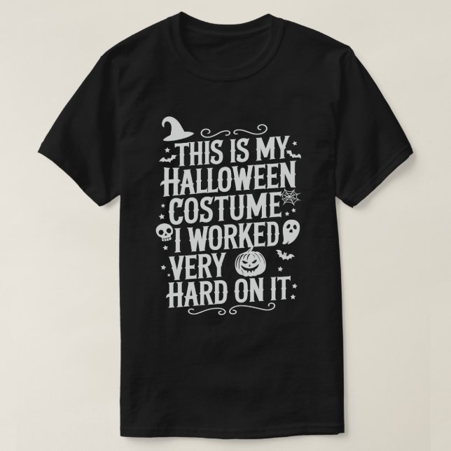Det här är min Halloween-dräkt som jag arbetade my T Shirt (Design framsida)