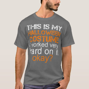 Det här är min Halloween-dräkt som jag arbetade my T Shirt
